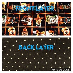 3/$25 Triple Layer Handmade Face Mask 🐶